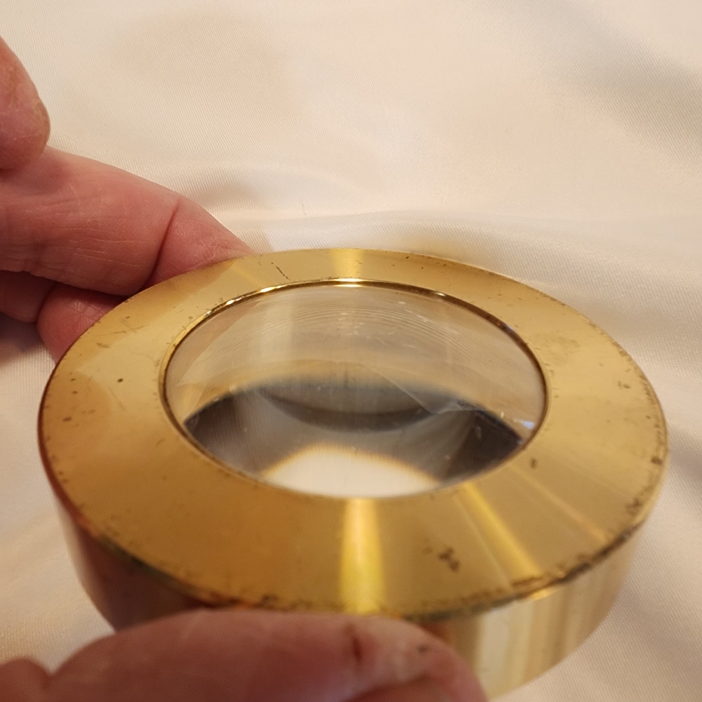 Brass Magnifying Glass - Picture 2 of 6